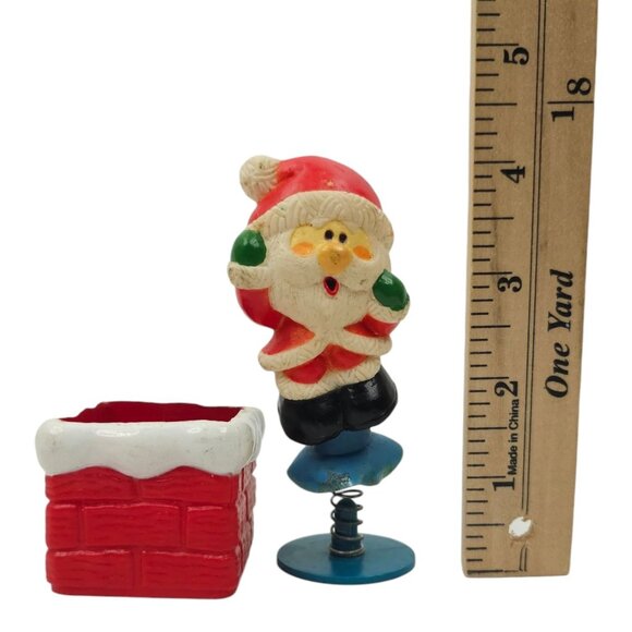 Hallmark Santa Claus Chimney Pop Up Figure 1979 Merry Miniature Kris Kringle Toy - Picture 14 of 14